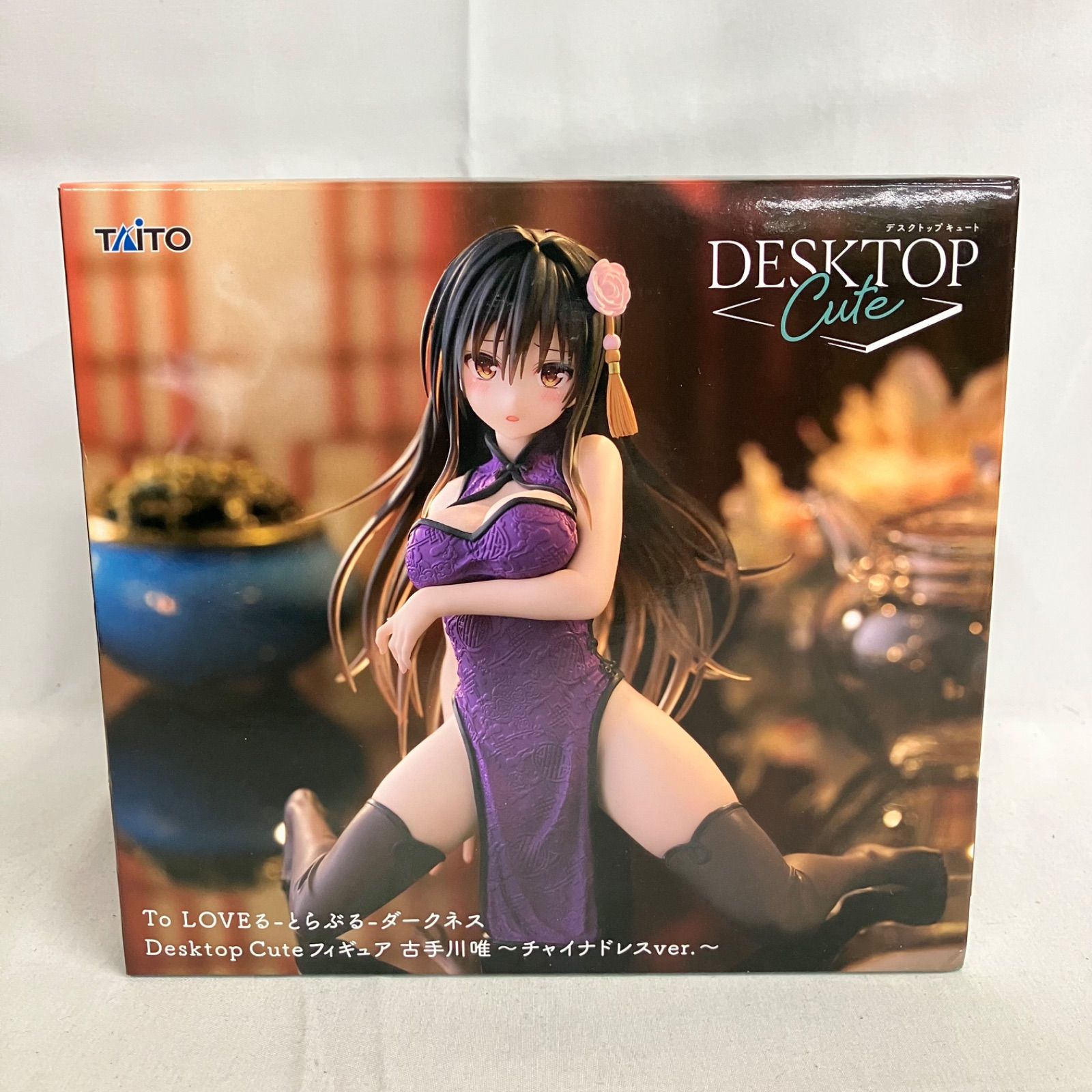 未開封 ToLOVEる Desktop Cute 古手川唯 チャイナドレス フィギュア