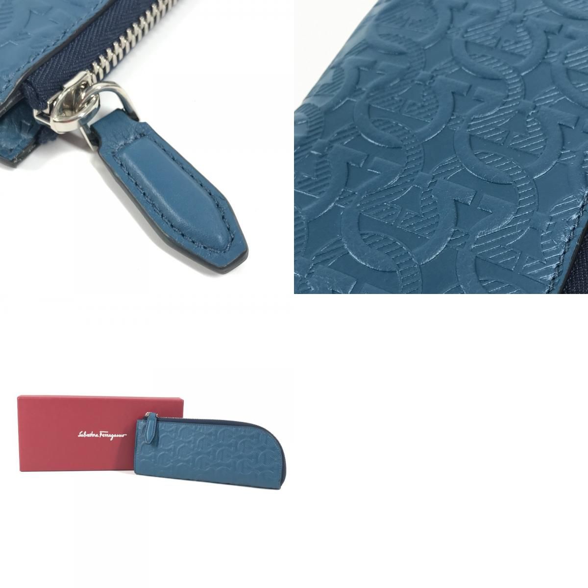 Salvatore Ferragamo サルヴァトーレフェラガモ ペンケース ガンチーニ