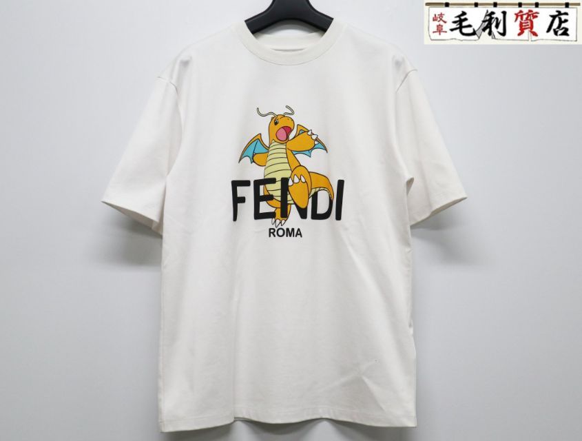 フェンディ FENDI Tシャツ フラグメント ポケモン コラボ カイリュー