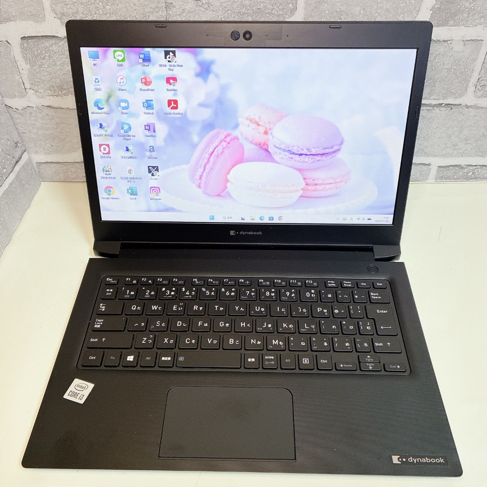 オフィス付】第10世代 dynabook SSD 初期設定済 16/256 Windows11