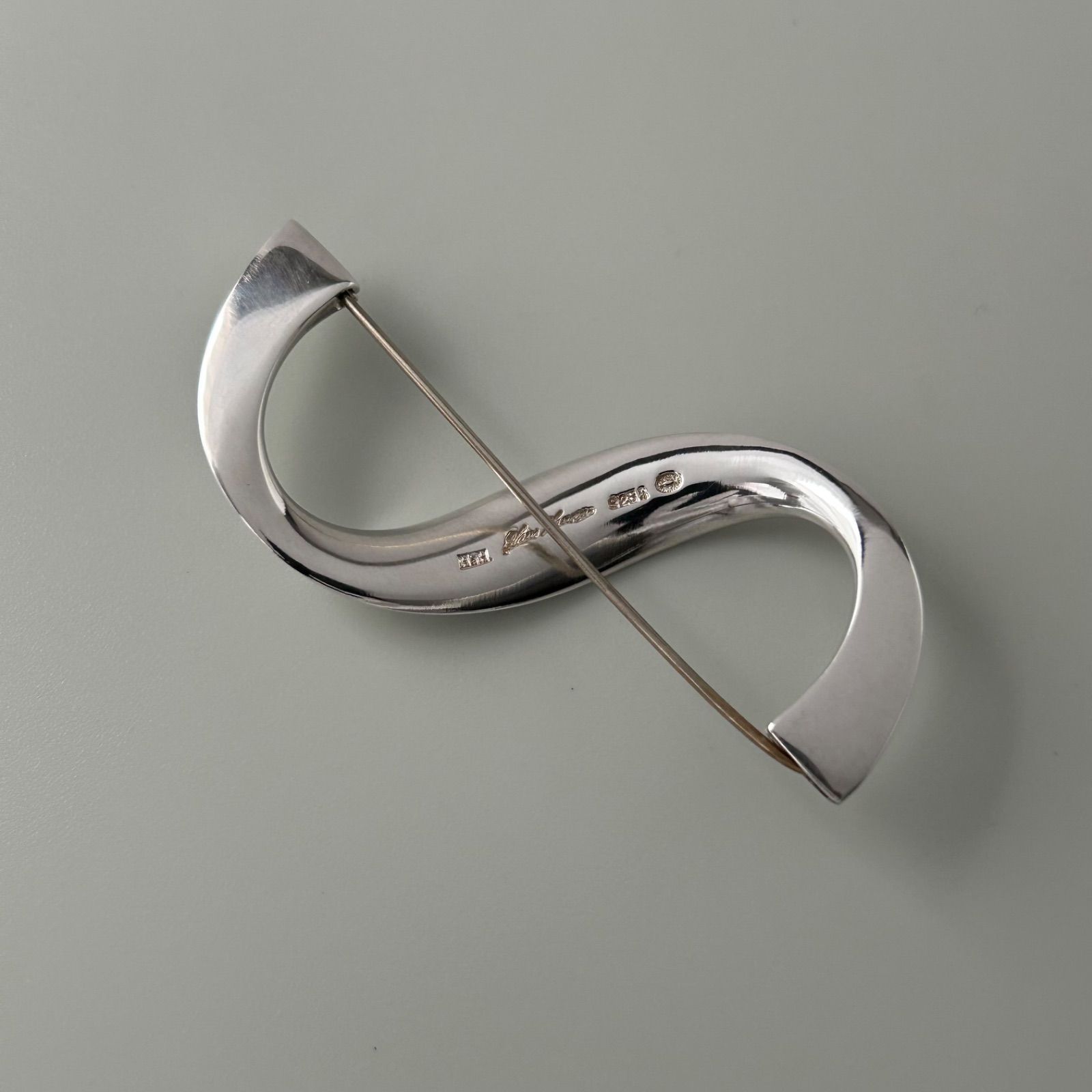 ジョージジェンセン ブローチ Silver 925 HaH ハンスハンセン Georg