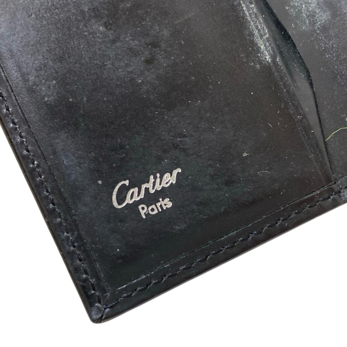 Cartier(カルティエ) キーケース パンテール 黒 6連フック レザー