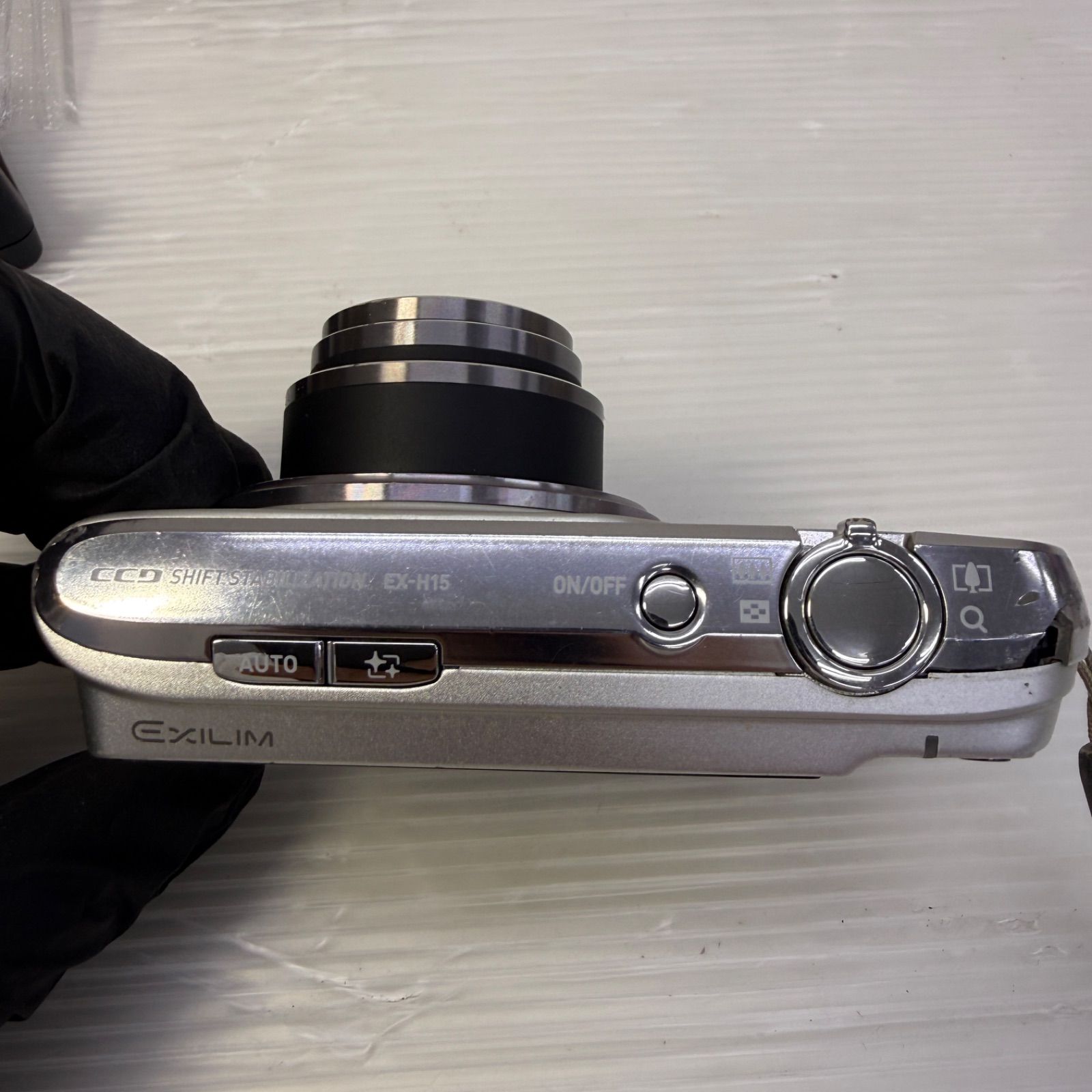 ☆カシオ CASIO☆EXILIM エクシリム EX-H15 シルバー コンパクト