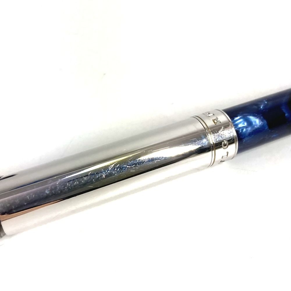 BVLGARI ブルガリ ボールペン メタル ブルー - メルカリ