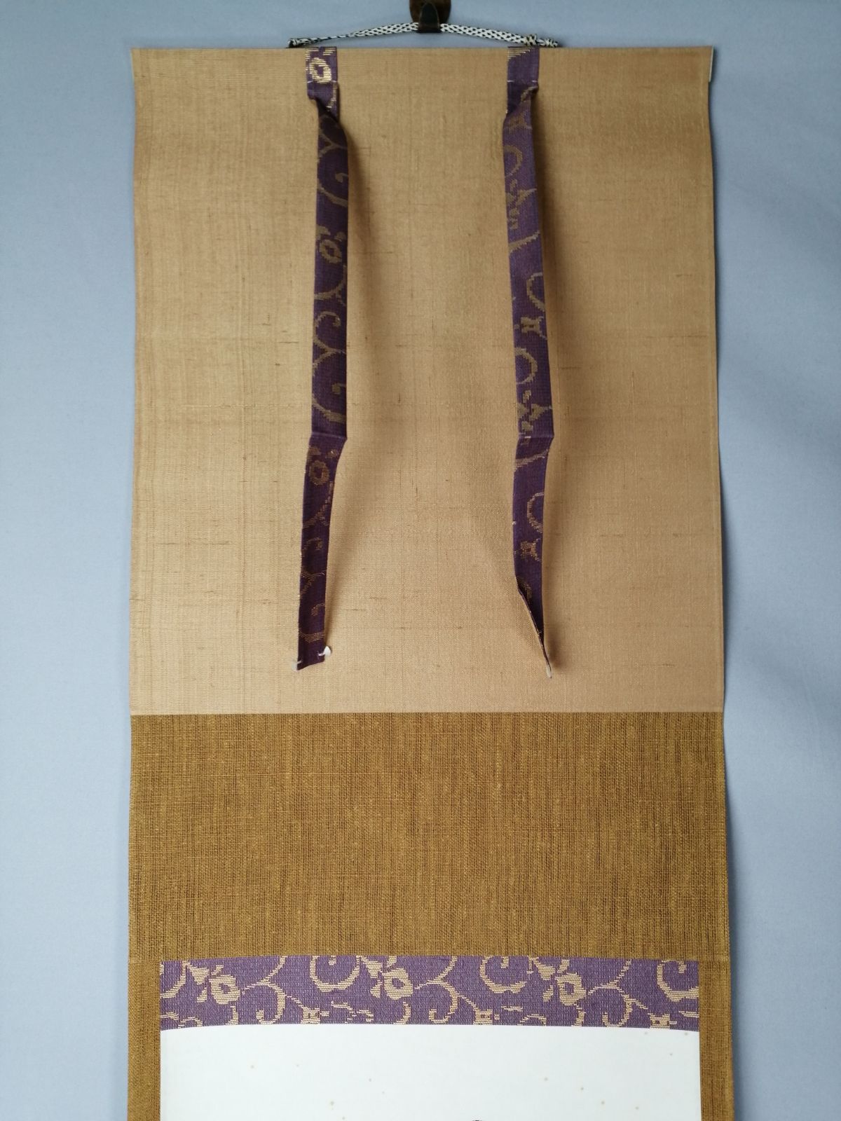 茶道具】大徳寺 立花大亀和尚筆 『雨収花竹涼』一行 茶掛 掛軸 軸C175