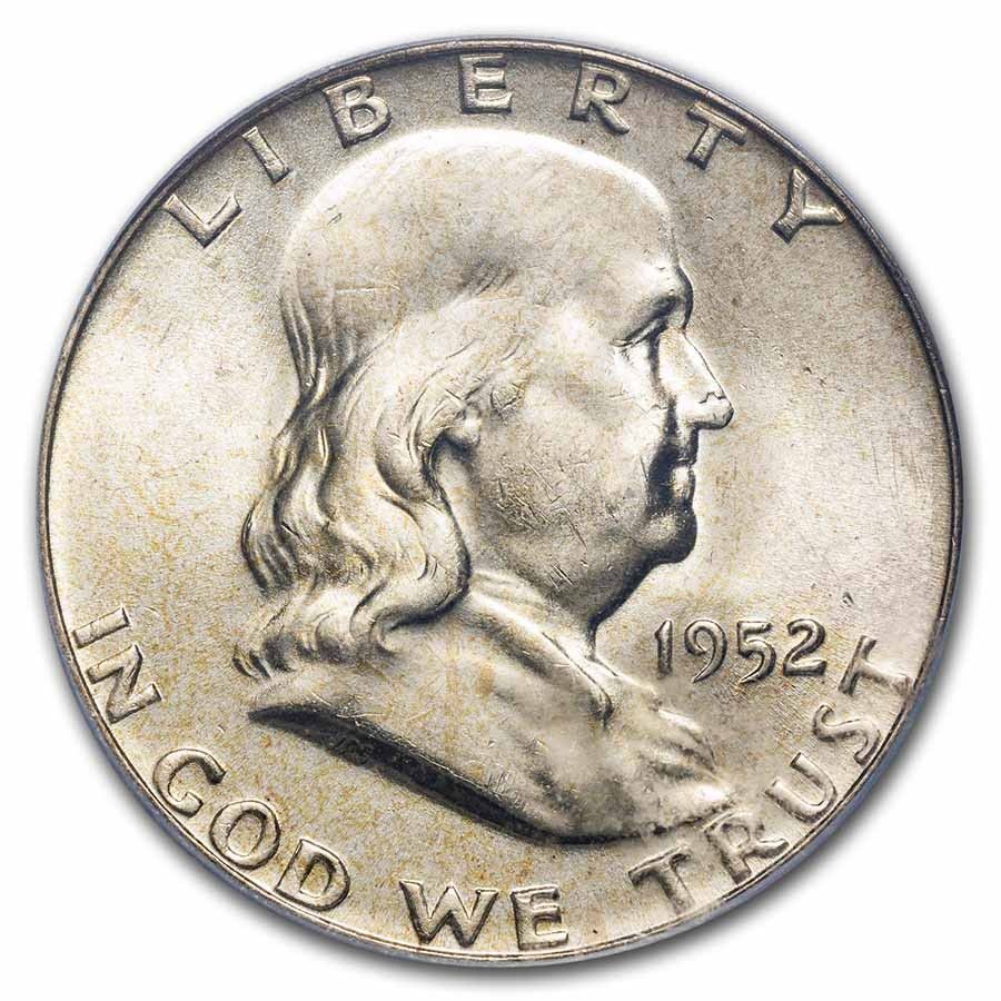 1958年 フランクリン・ハーフダラー2枚 / 1964年ケネディ・ハーフ