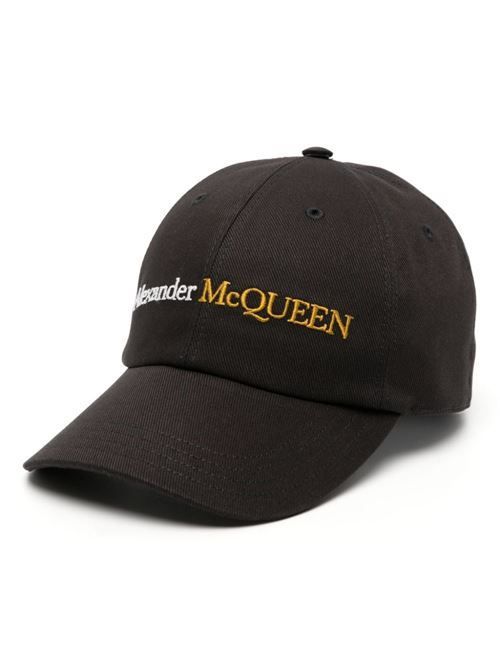 ALEXANDER MCQUEEN ロゴ ベースボール キャップ 送料無料 - メルカリ