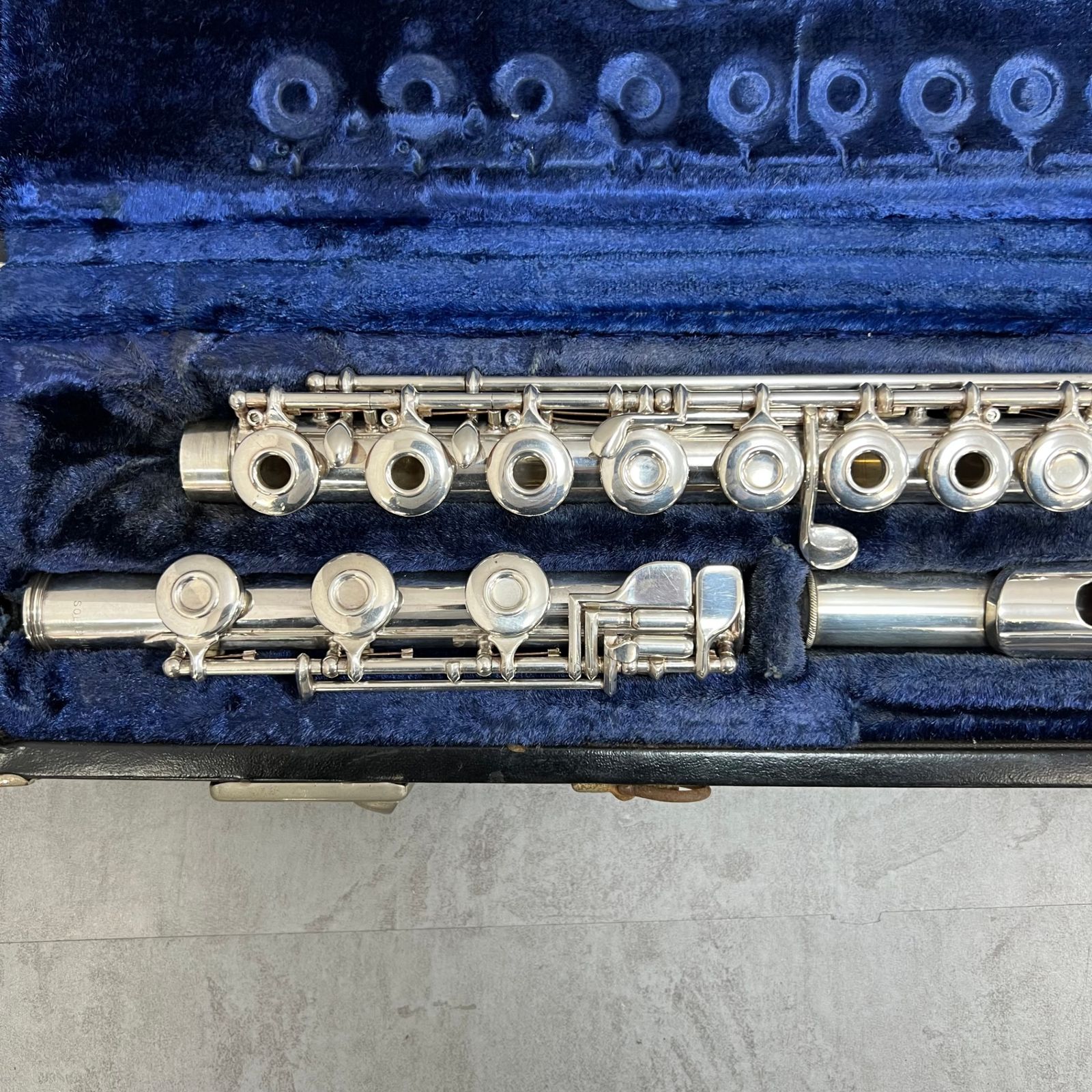 ゲマインハート フルート 管体銀製 シルバー Solid Silver リングキィ