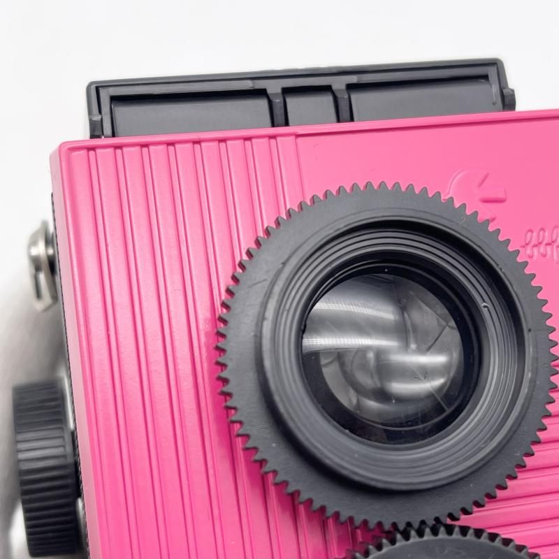 中古】開封 blackbird,fly 35mm 2眼レフカメラ ピンク PowerShovel