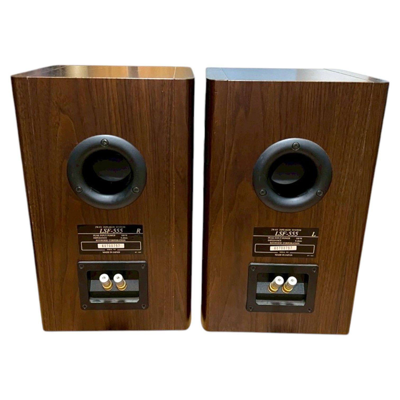 KENWOOD LSF-555 2WAY 2SPEAKER SYSTEM スピーカー 音響機器 - メルカリ
