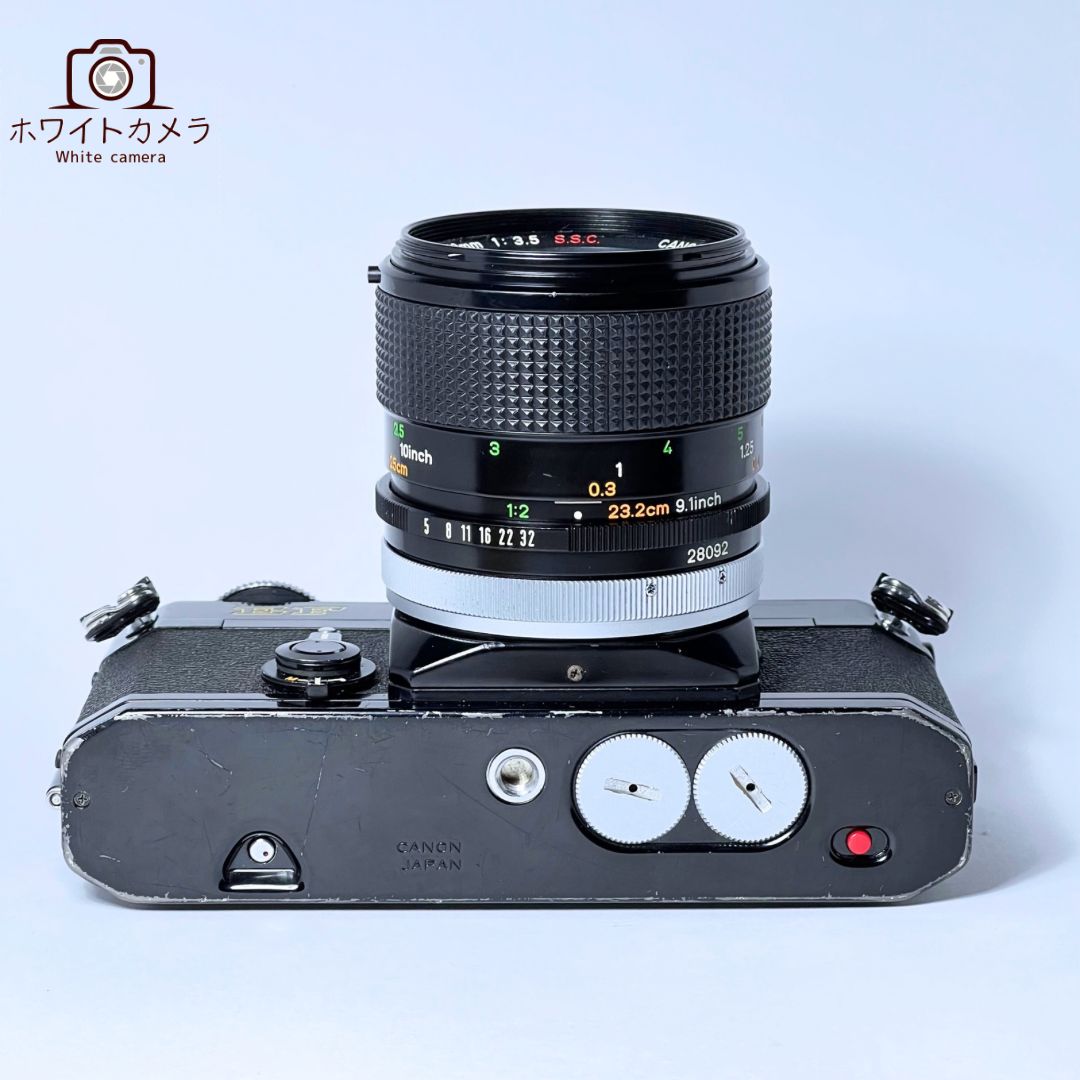 完動品 分解整備済 試写確認済 Canon EF / FD 50mm f3.5 s.s.c MACRO