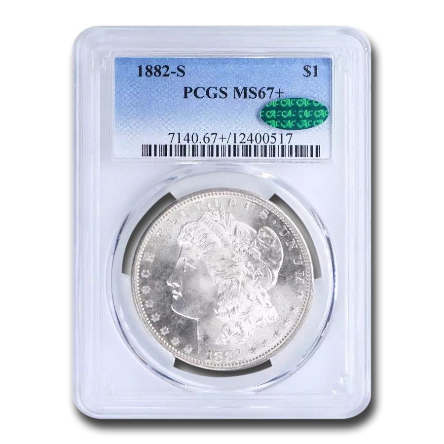1882-S モルガン・ダラー MS-67+ PCGS CAC - メルカリ