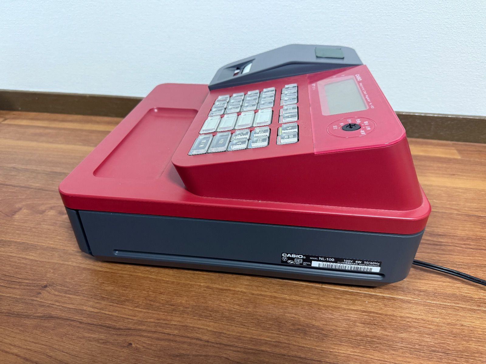 CASIO カシオ NL-100 電子レジスター レッド 店舗用品 - メルカリ