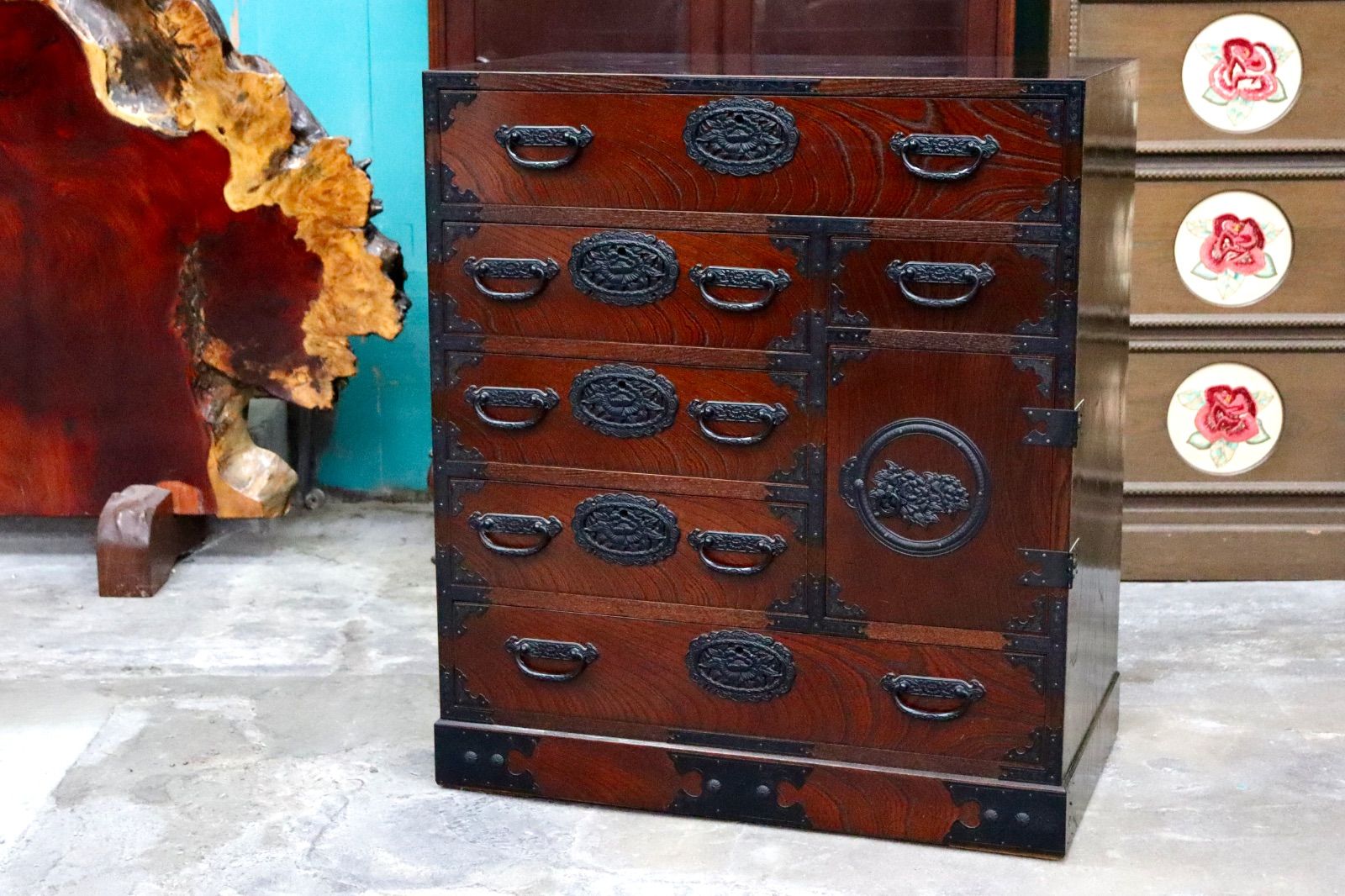 GMIS428B○時代箪笥 整理箪笥 民芸箪笥 伝統工芸 チェスト 和箪笥 和