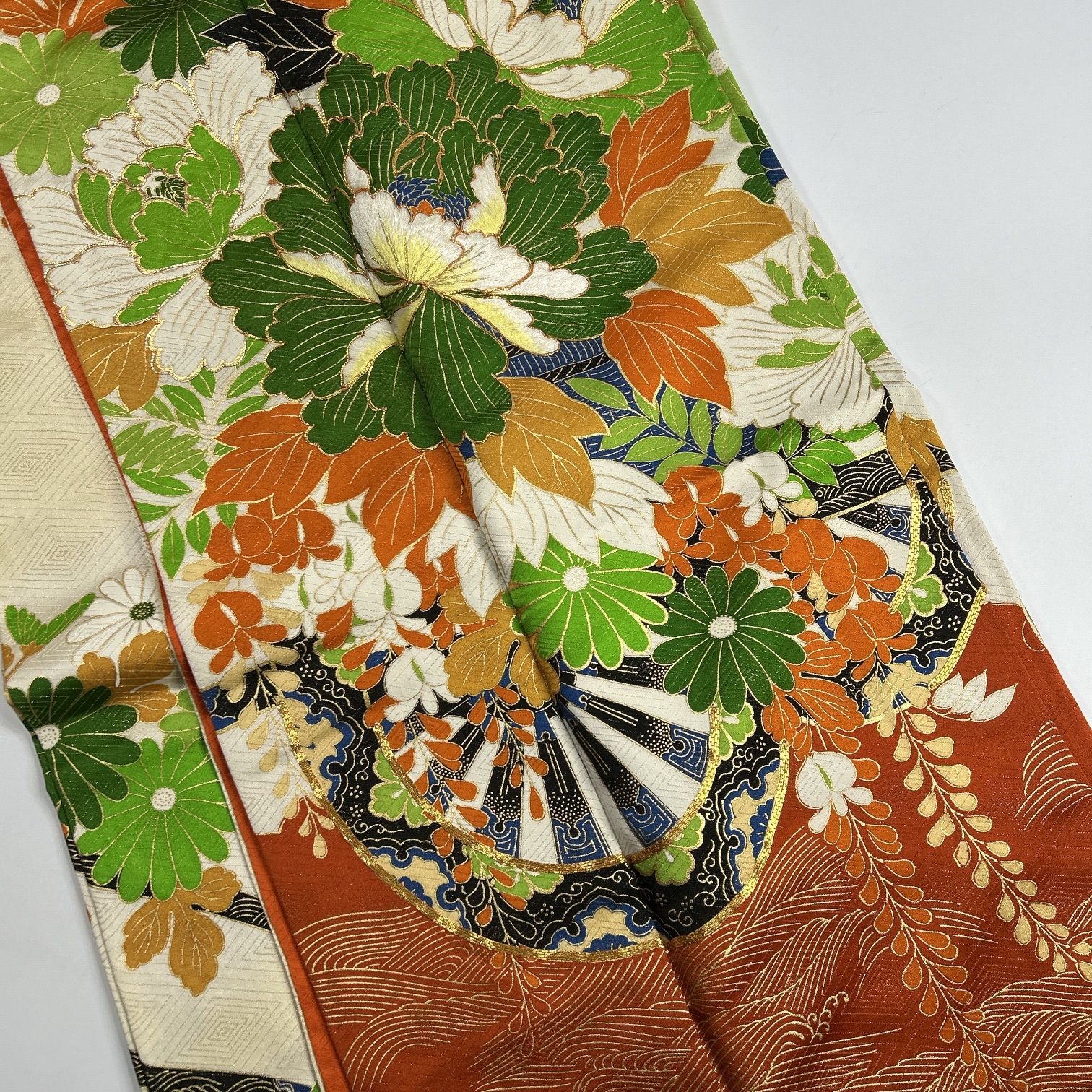 振袖 4枚 正絹 着物まとめ売り 同梱購入歓迎 リメイク用 着付け練習用