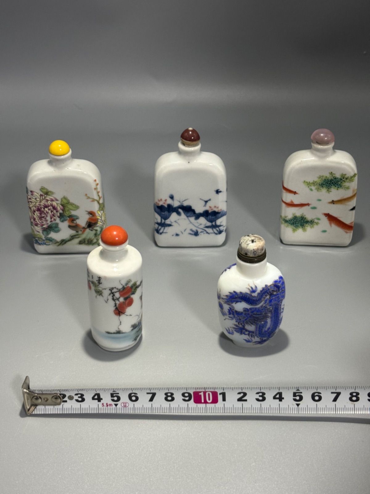 中国古美術 骨董品 香水瓶 鼻煙壺 5個セット - メルカリ