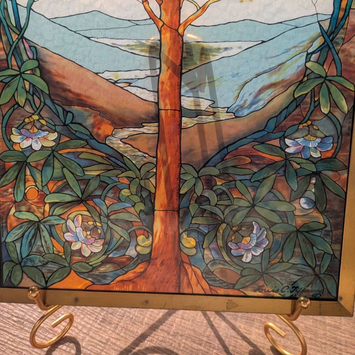 ルイス C ティファニー ステンドグラス 生命の樹 グラスマスターズ社