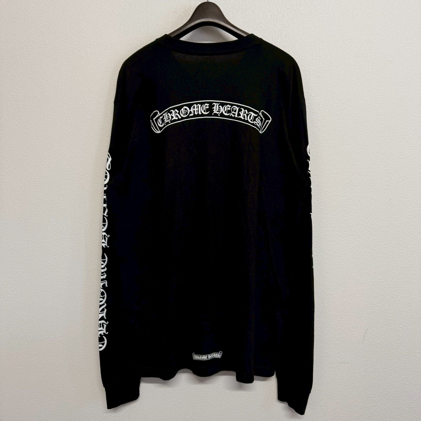CHROME HEARTS Scroll Label クロムハーツ スクロールラベル 黒