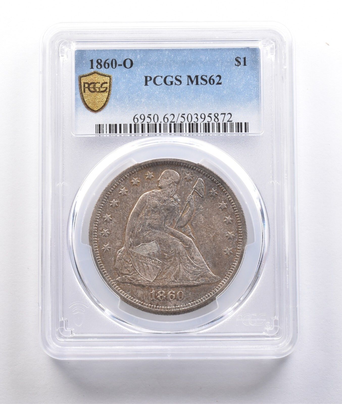 1860-O 自由の女神像銀貨 MS62 PCGS *6962 - メルカリ