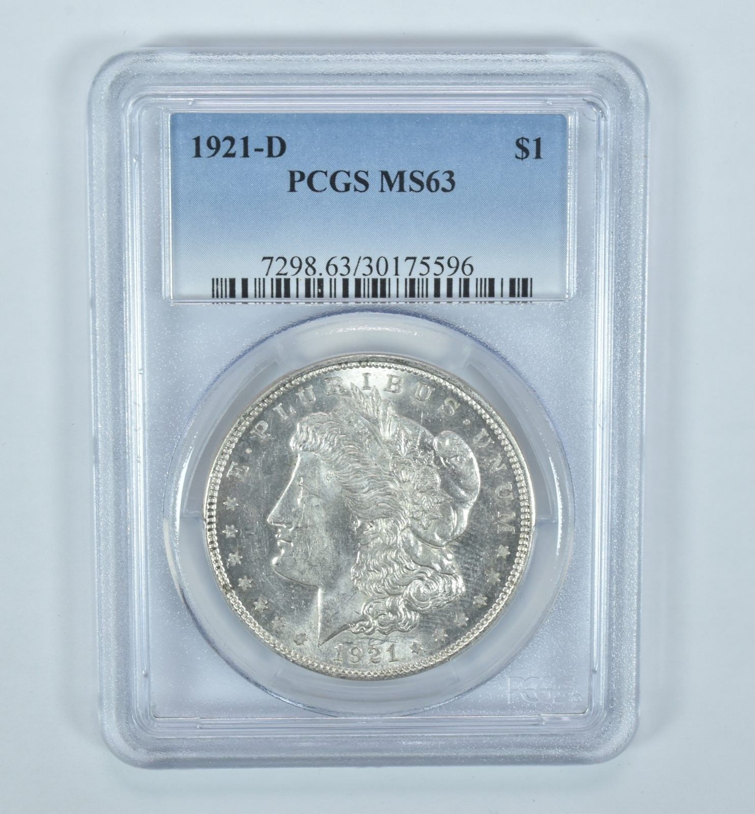 1921-D モルガン銀貨 MS63 PCGS ブルーラベル - メルカリ