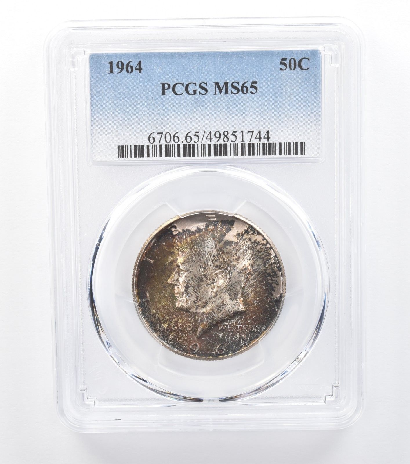 1964年 ケネディ ハーフダラー MS65 PCGS *7779 - メルカリ