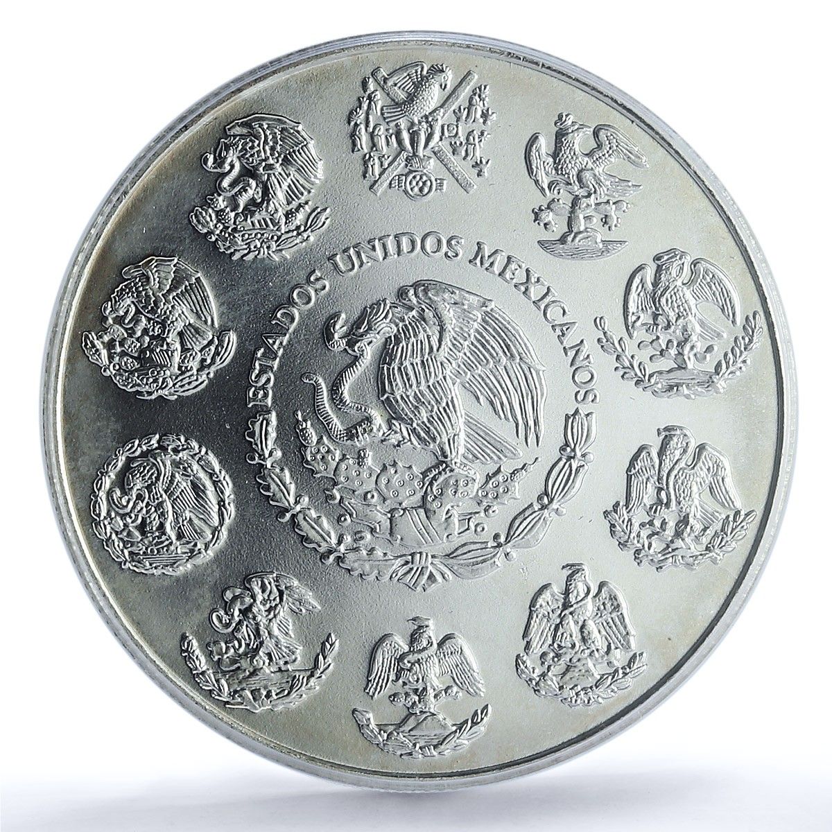 メキシコ 1オンザ・リベルタッド 独立の天使 KM-639 MS 66 PCGS 銀貨