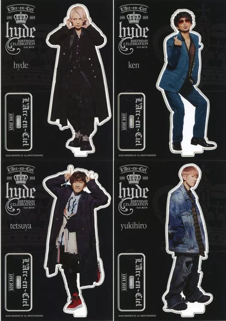 中古】アクリルスタンド・アクリルパネル L'Arc～en～Ciel アクリル