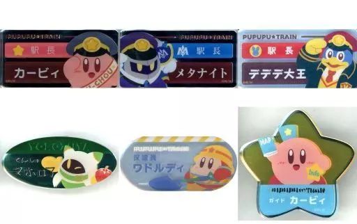 中古】バッジ・ピンズ 全6種セット 「星のカービィ プププ☆トレイン