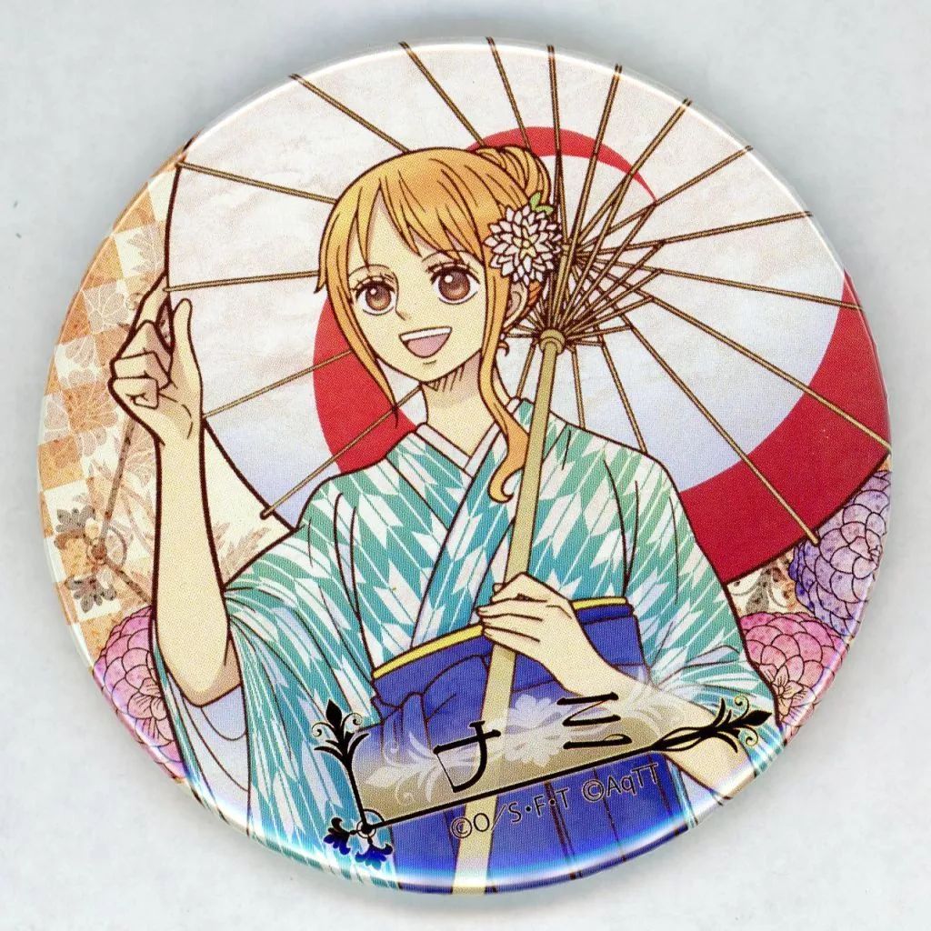 中古】バッジ・ピンズ ナミ 「東京ワンピースタワー 5周年缶バッジ