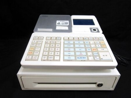 カシオ CASIO 電子レジスター ホワイト SR-S4000-20SWE 難あり 専用箱