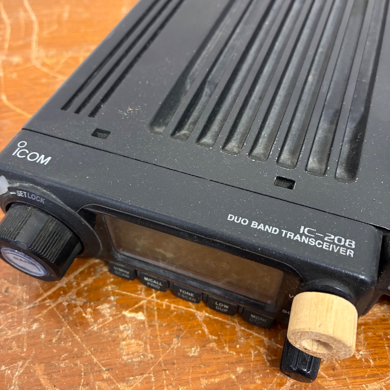 ジャンク品】ICOM IC-208 144/430MHzデュオバンド FMトランシーバー