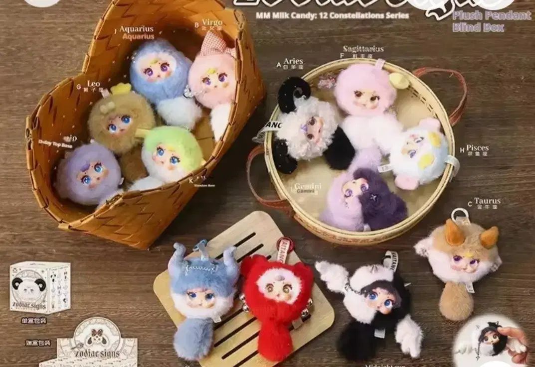 特別価格) ミルクCANDY mm 十二支 Zodiac ぬいぐるみ キーホルダー