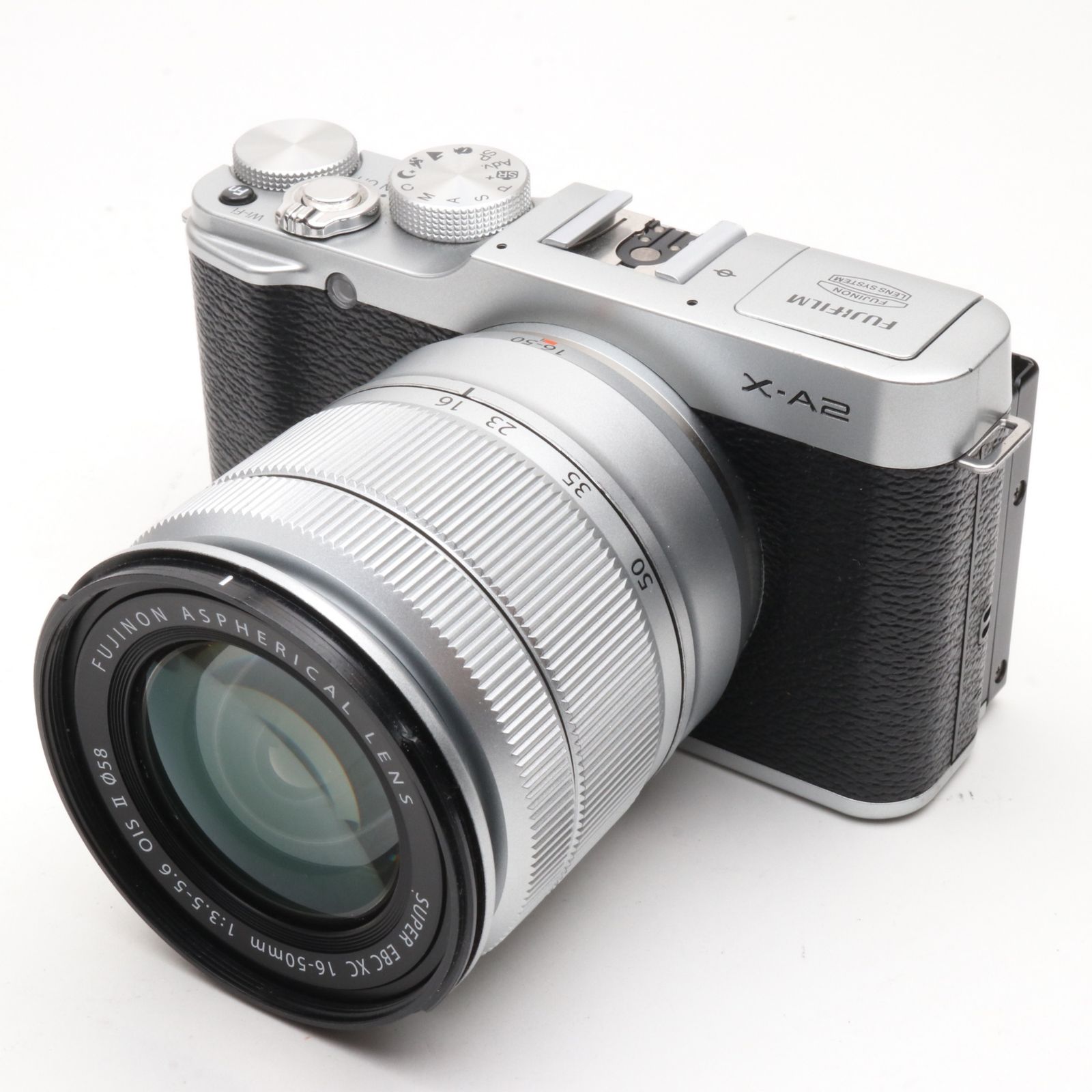 FUJIFILM ミラーレス一眼 X-A2 レンズキット シルバー X-A2S1650II