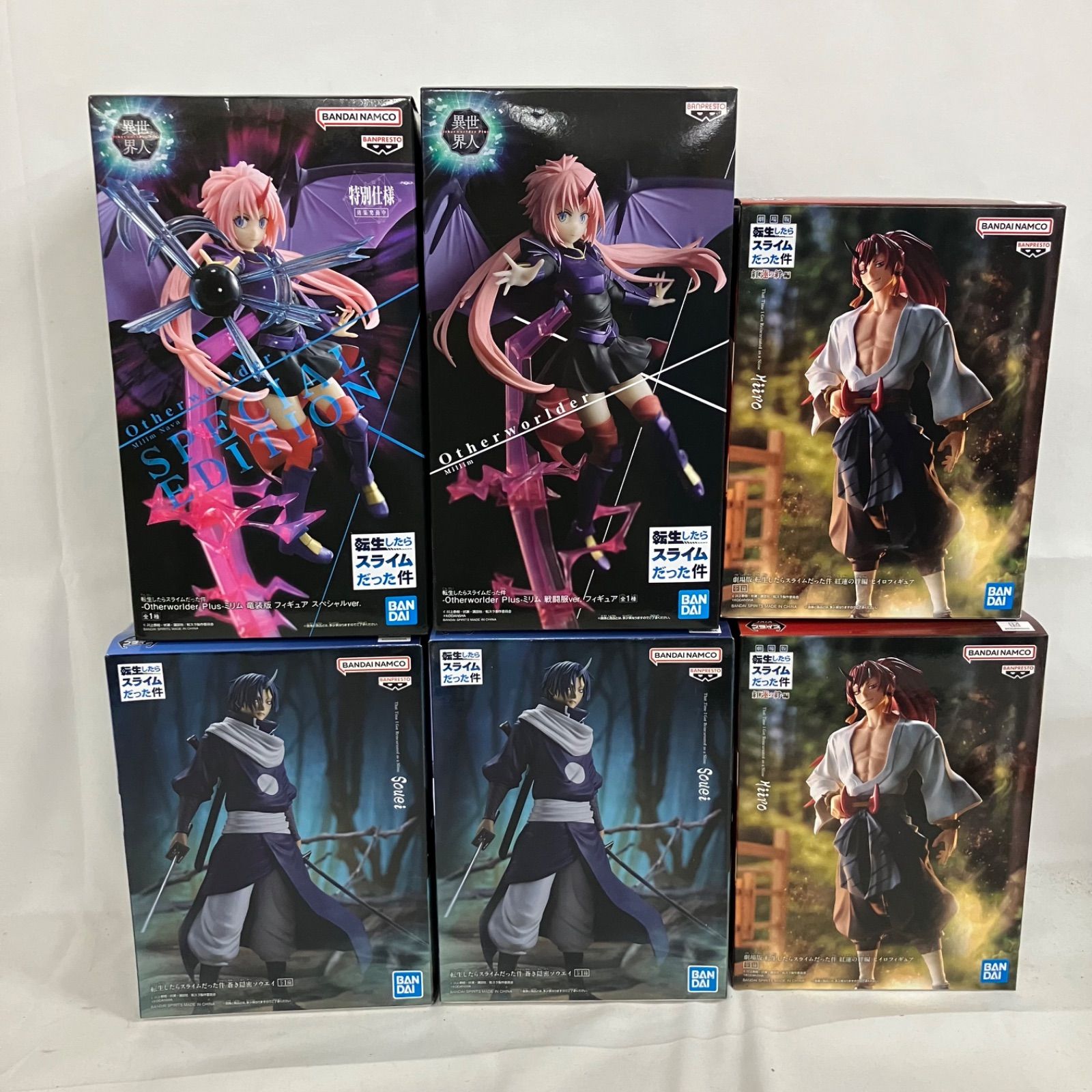 未開封 転生したらスライムだった件 フィギュア 6個セット SF2136 c101