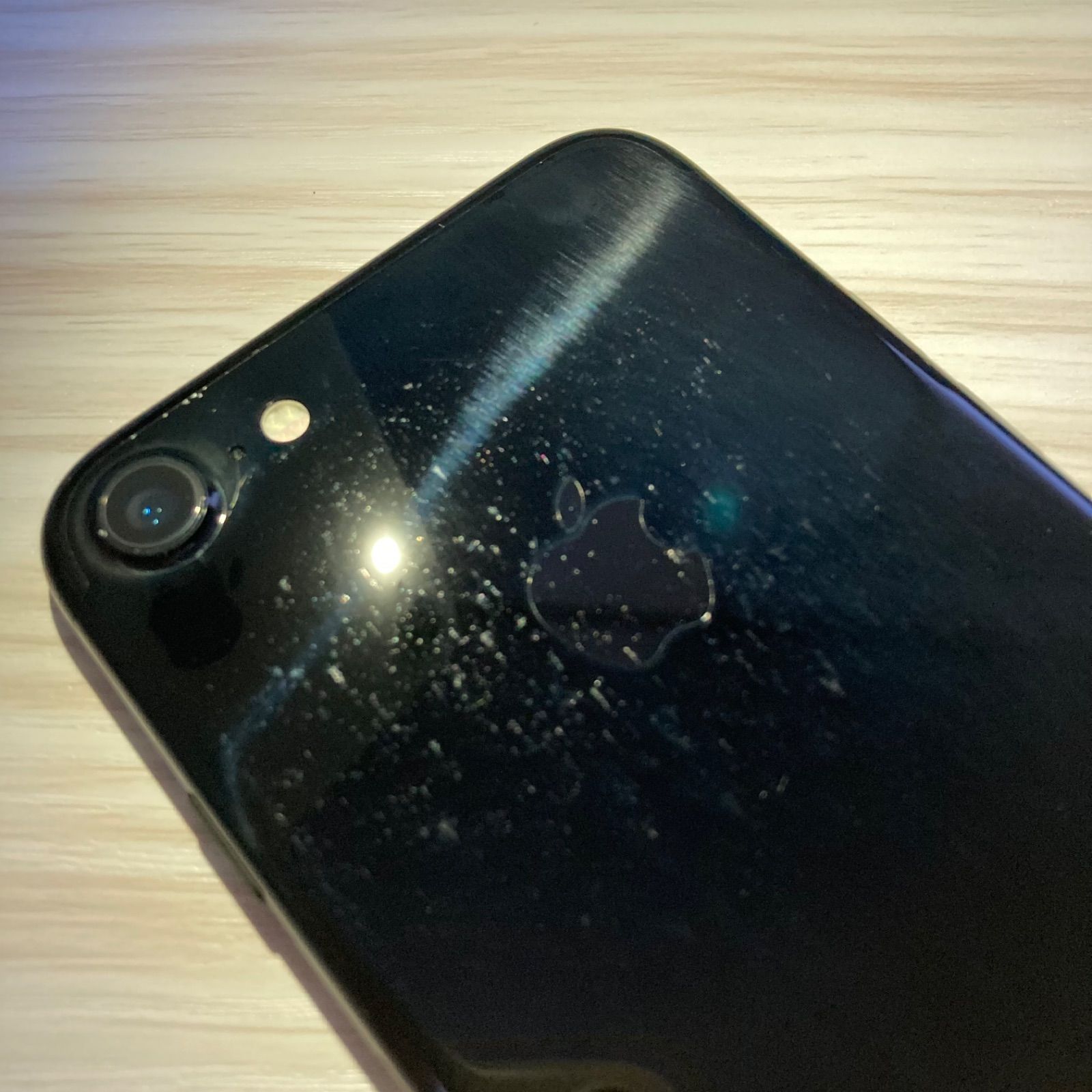 iPhone7 128GB JET BLACK バッテリー82% SIMフリー - メルカリ