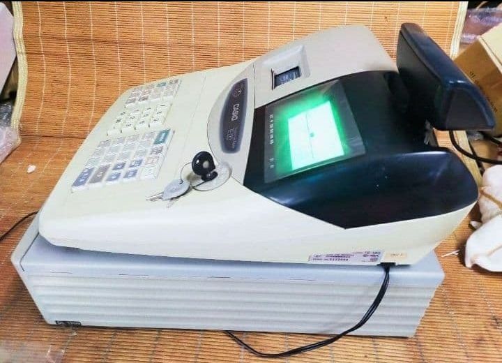 カシオレジスター TE-120 フル設定込み 送料無料 人気機種 400000