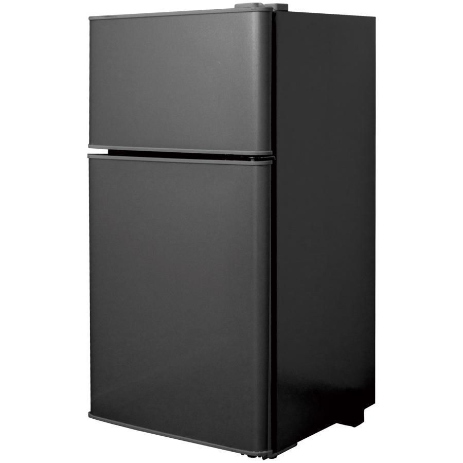 冷蔵庫 一人暮らし 冷凍冷蔵庫 2ドア 小型 60L 家庭用 ブラック 2896