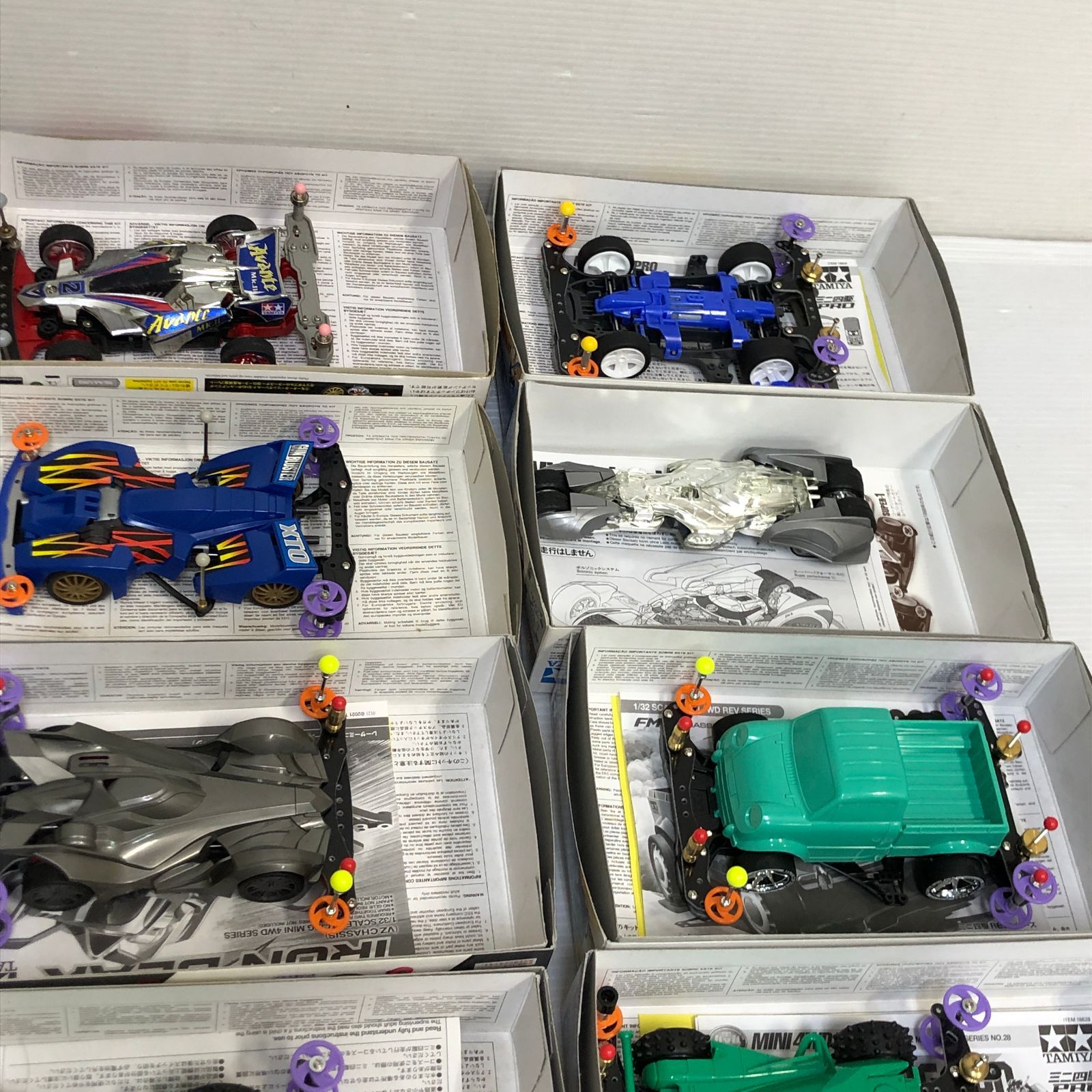△②【ジャンク品】TAMIYA ミニ四駆 まとめ 大量 ※欠品・破損・動作等