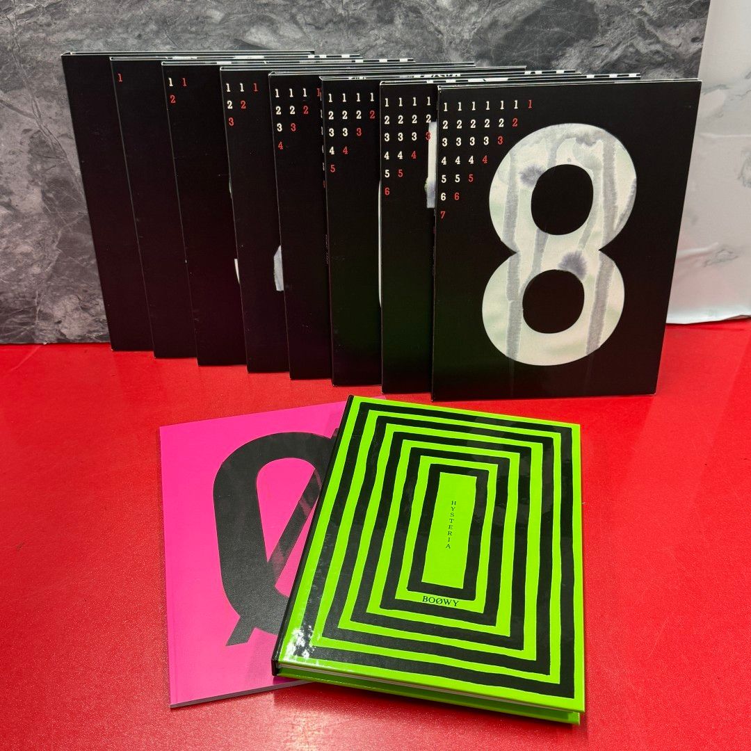 □限定版 BOOWY ”GIGS”BOX 8枚組 邦楽DVD 三方背BOX 限定発刊