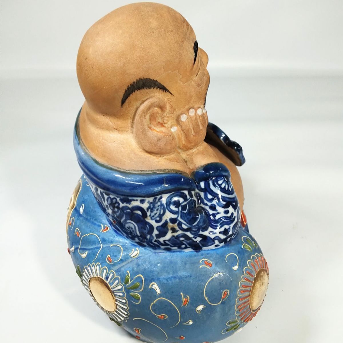 九谷焼 七福神 布袋様 染め付け 縁起物 《NO 01167》 - メルカリ