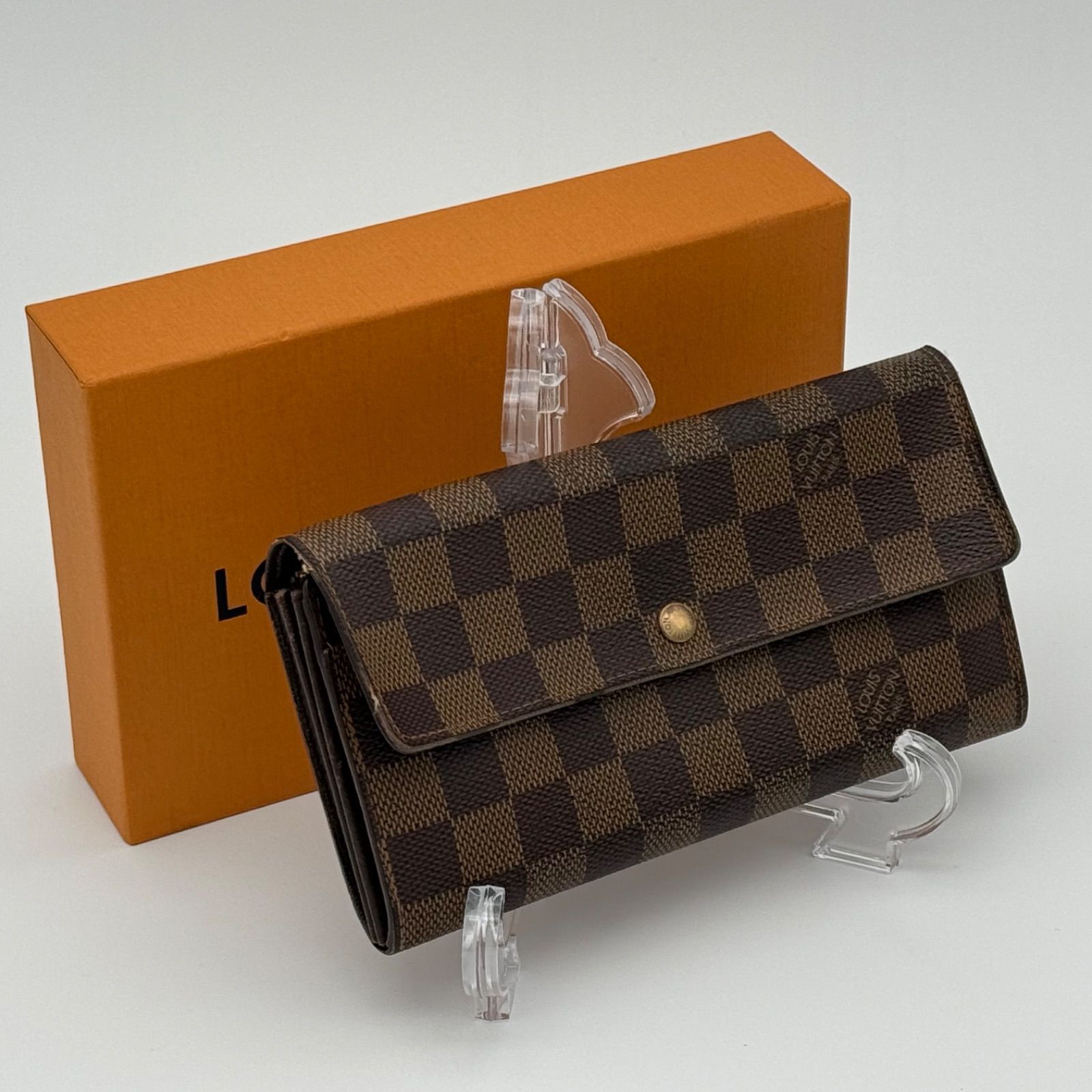 ルイヴィトン ポルトフォイユ サラ ダミエ 長財布 カード入れ6枚