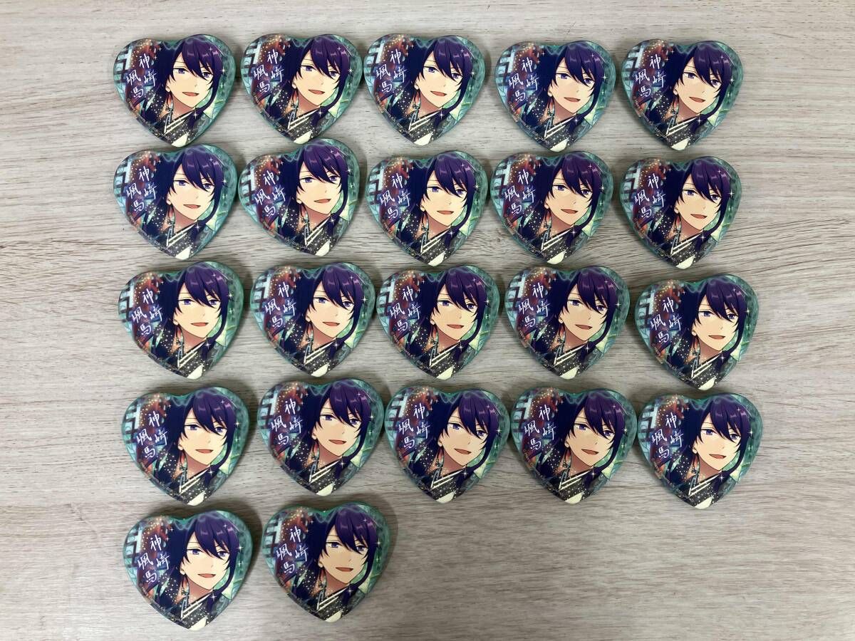 22個セット】あんさんぶるスターズ！！ 神崎颯馬 ハート形缶バッジ