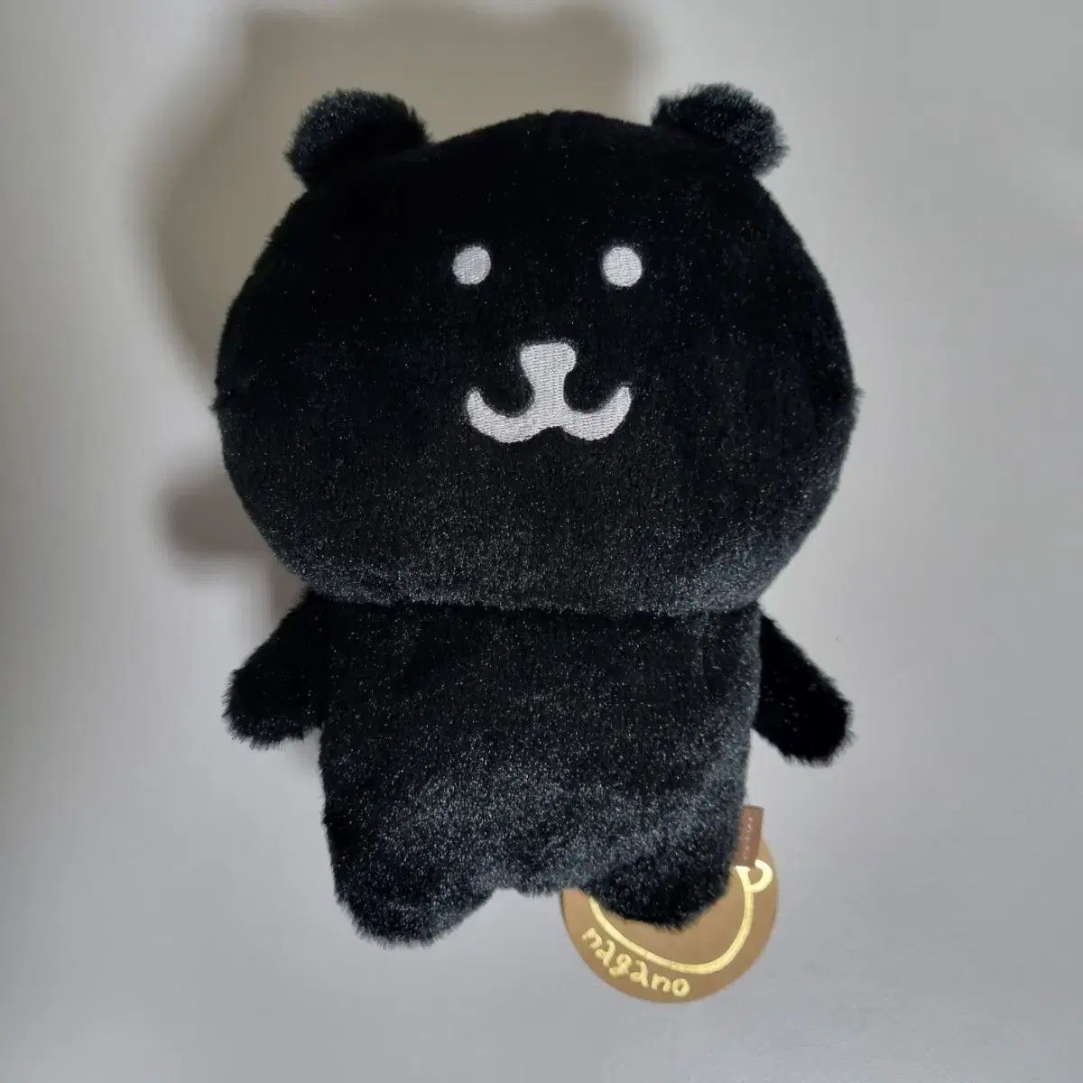 自分ツッコミくま 黒自分ツッコミくま ナガノ ぬいぐるみ S ぬいぐるみ