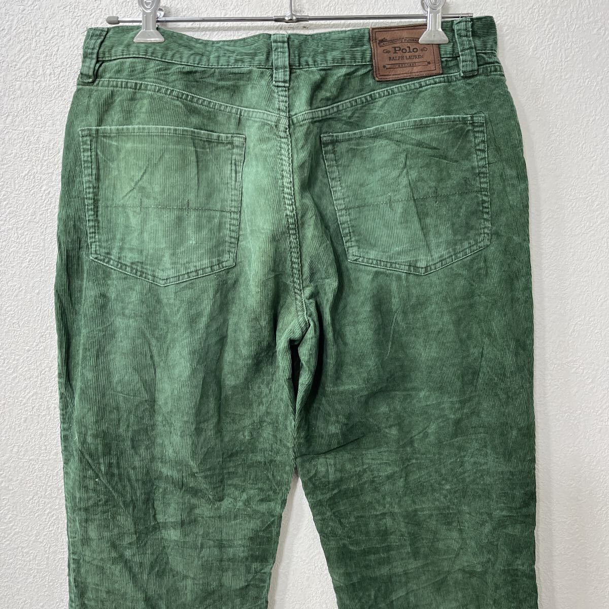 Polo RALPH LAUREN コーデュロイパンツ W36 グリーン ポロラルフ