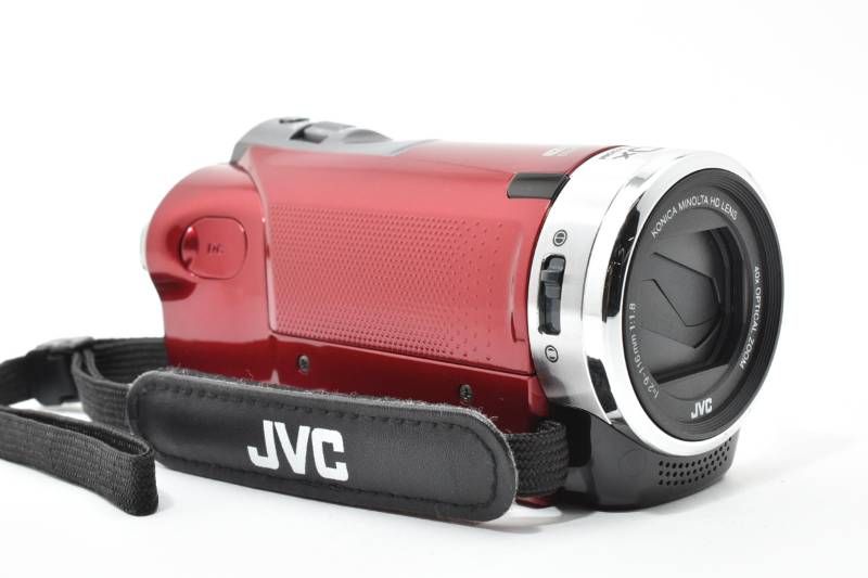 実用光学美品】JVC Everio GZ-HM33 赤 レッド SDカード16GB付き ビデオ