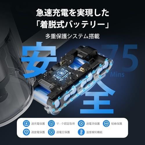 掃除機 コードレス【2026年先行発売！業界初除菌機能搭載・85Kpa真超