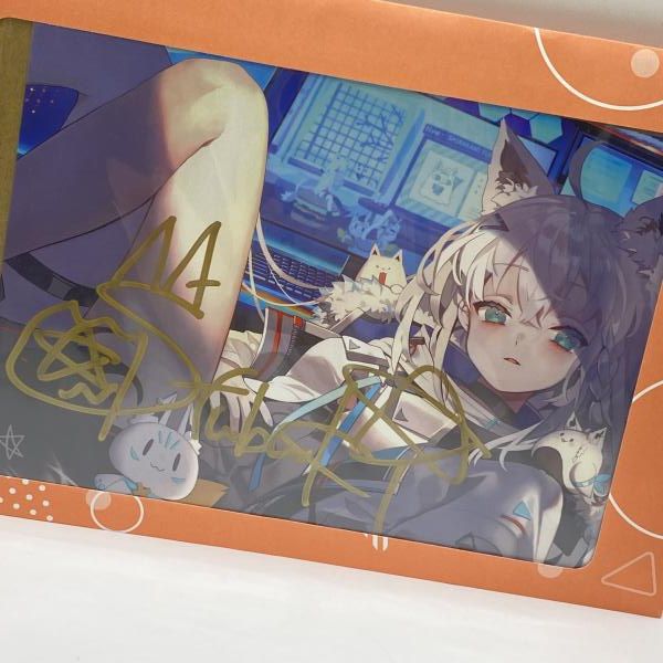 中古】直筆サイン入りポストカード 白上フブキ 活動4周年記念 [24