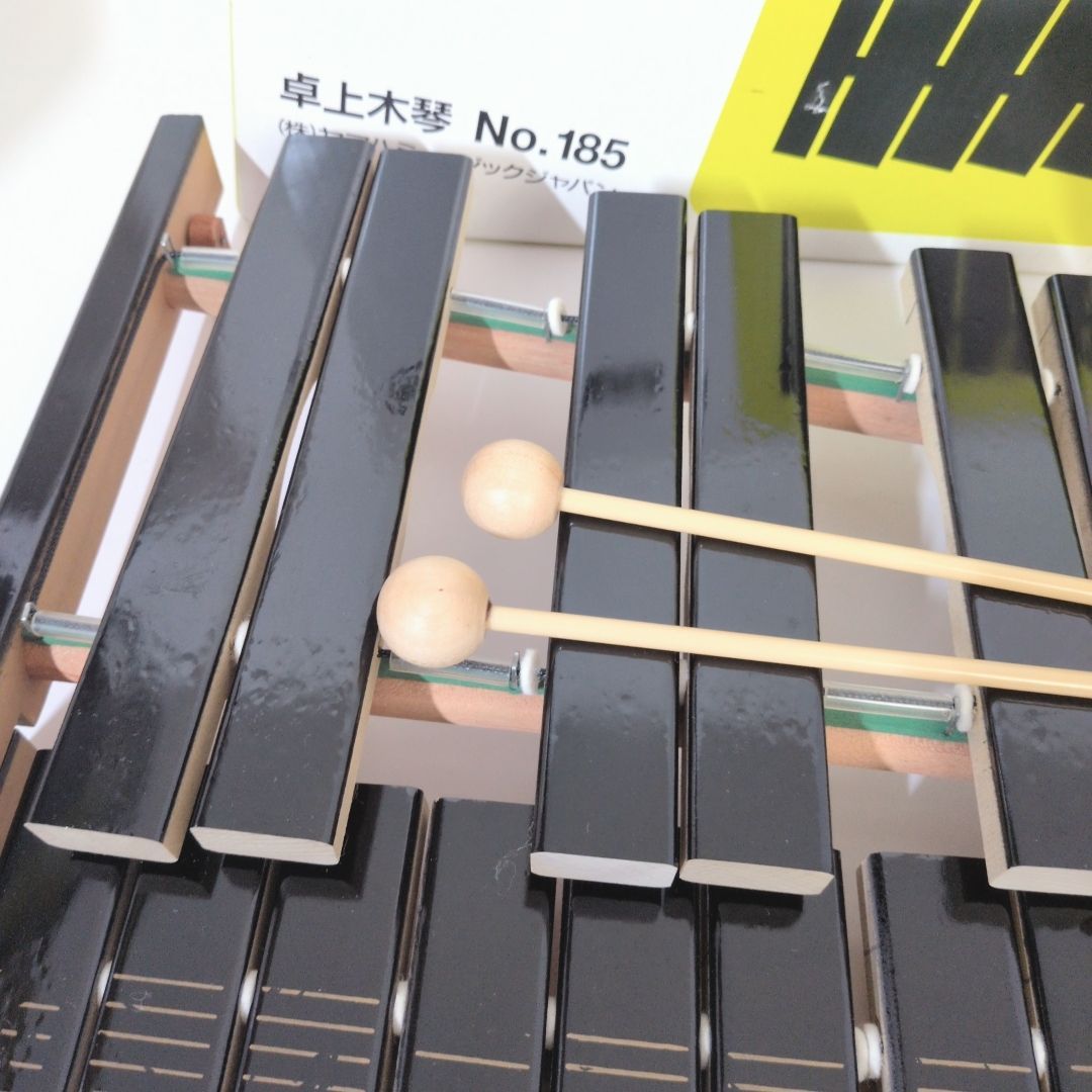 ヤマハ 卓上木琴 No.185 YAMAHA もっきん マレット 箱あり 30音 - メルカリ