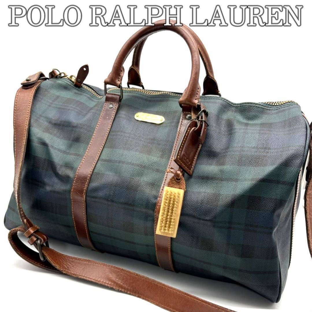 ポロラルフローレン Polo Ralph Lauren ボストンバッグ 2WAY PVC