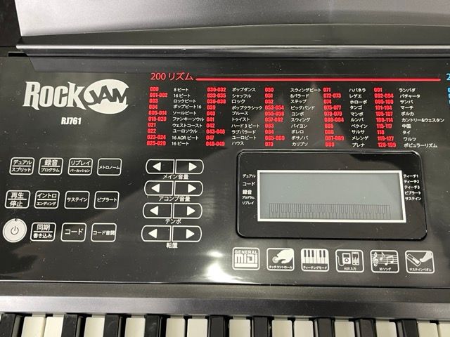 RockJam 電子キーボード 61鍵電子ピアノ RJ-761 アプリ連動 初心者